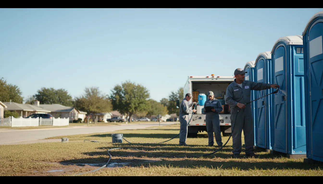 Long-Term Portable Toilet Rental in Wanblee, SD near me